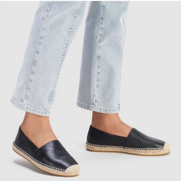 Coach Carley Leather Espadrille Flats - Picture 1 of 13